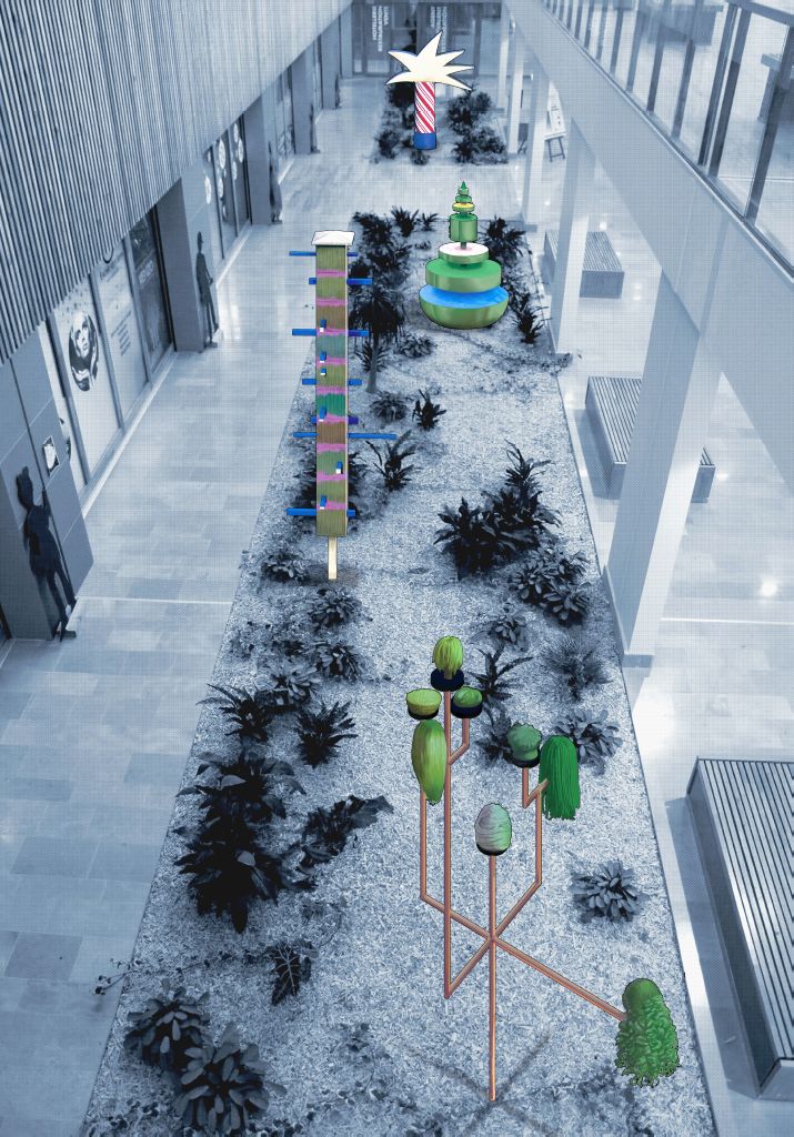 Jeanne Tzaut pour son projet de sculptures composant un « jardin totémique »