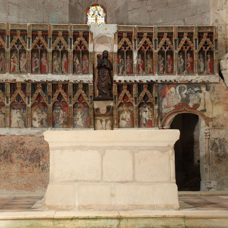 Église paroissiale Notre-Dame d'Audignon : ensemble du maître-autel