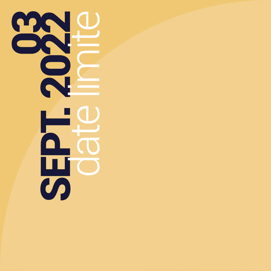 Date Limite 3 sept 2022 jaune