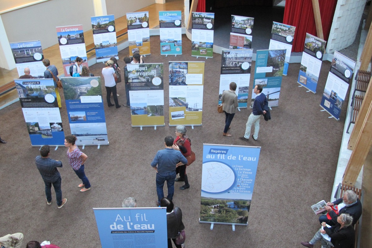 Exposition : Au fil de l'eau : le patrimoine des rivières en Nouvelle-Aquitaine (2018)