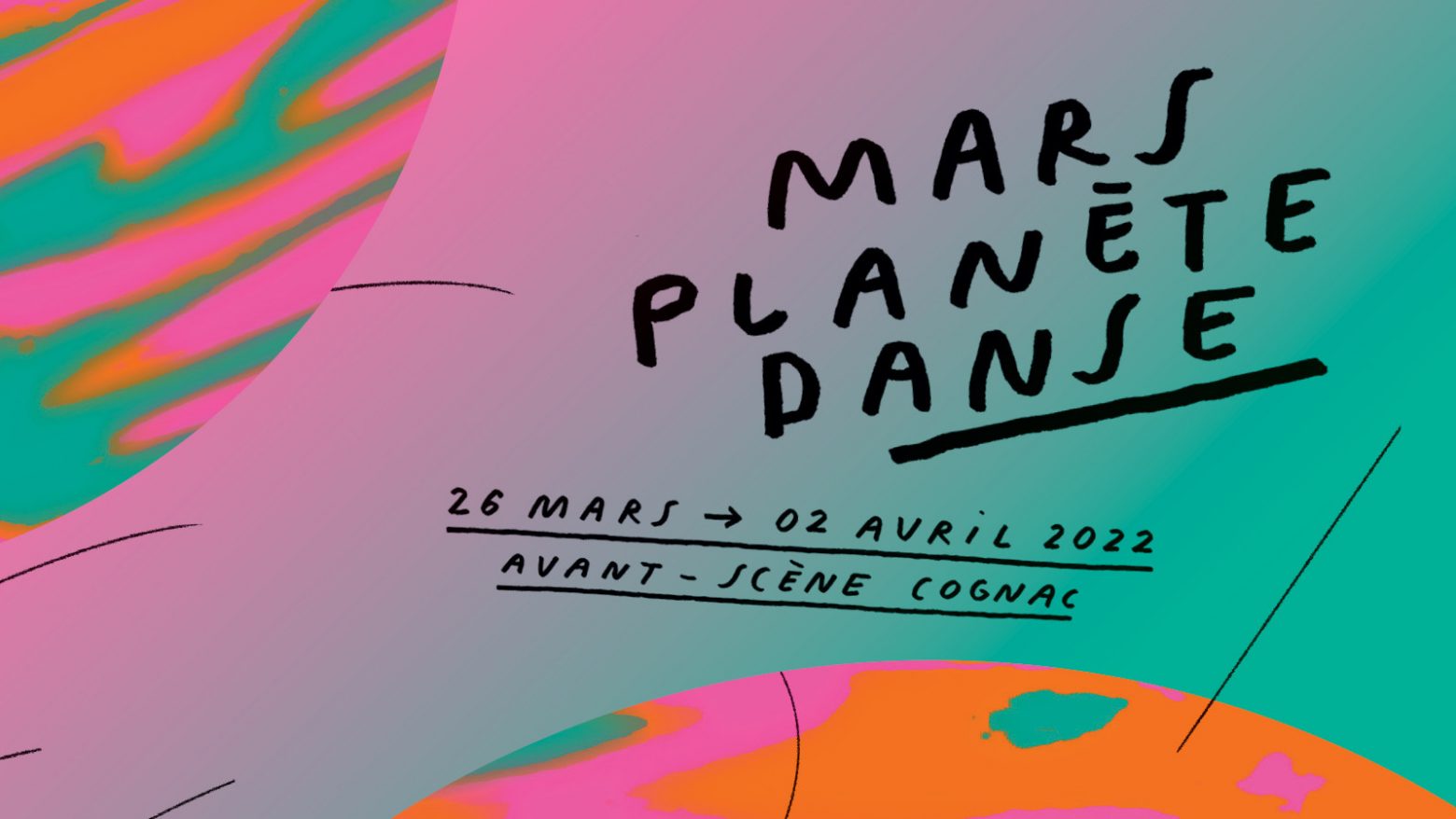 Affiche Mars Planète Danse 2022