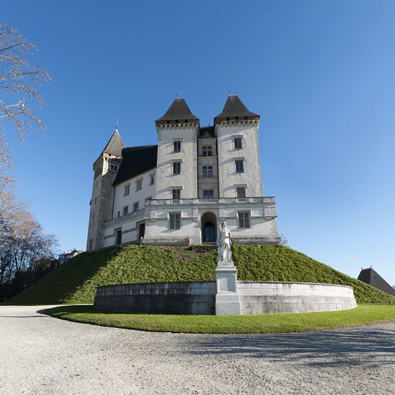 Château de Pau, vue depuis l'ouest