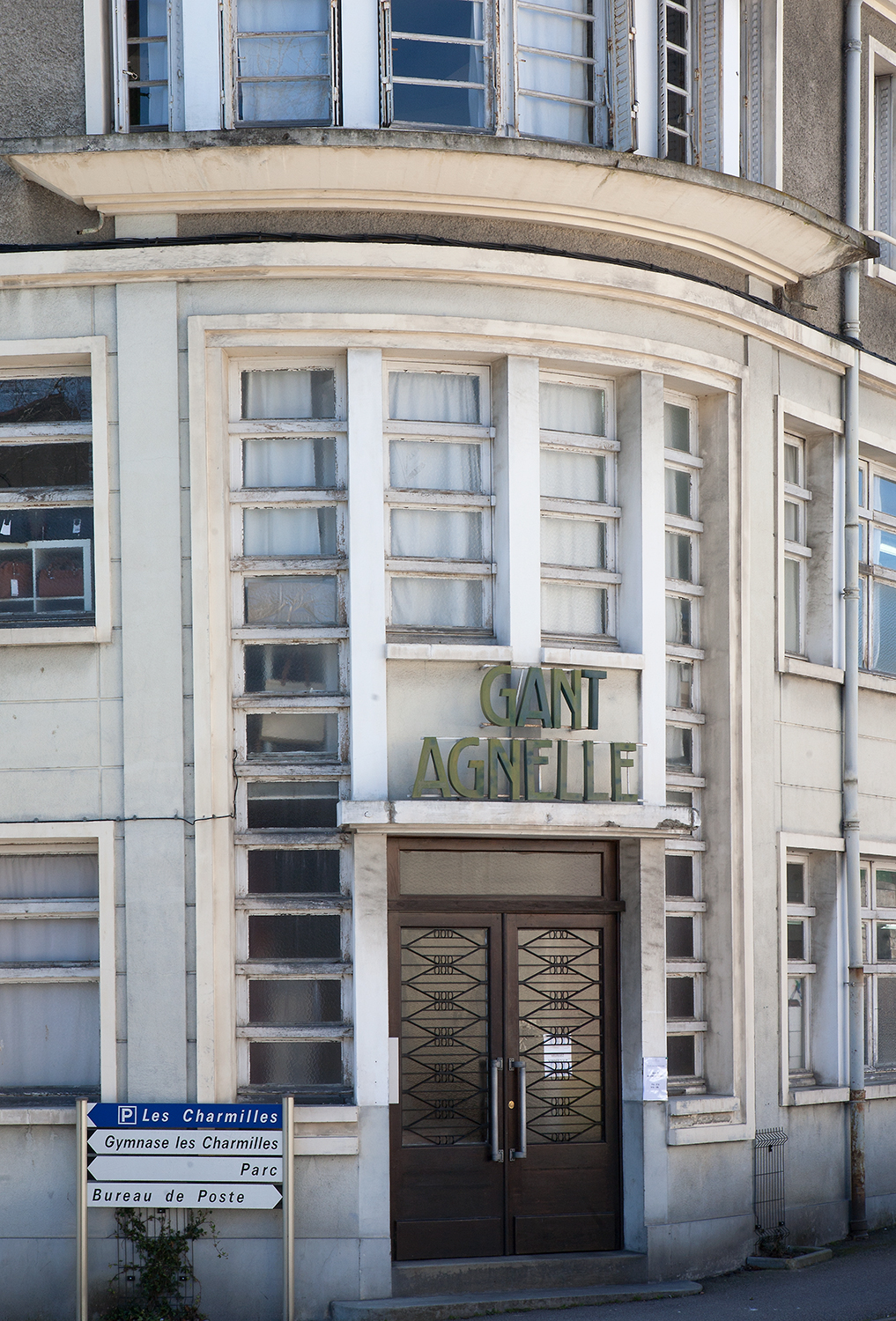 Façade principale de la ganterie Agnelle. © Région Nouvelle-Aquitaine, service Patrimoine et Inventaire, Philippe Rivière, 2014.