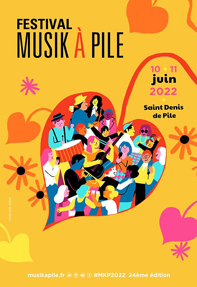 Affiche Festival Musik à Pile 2022