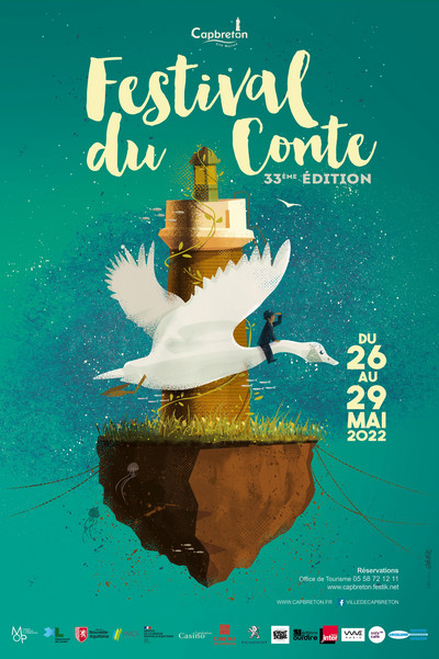 Affiche Festival du conte Capbreton 2022