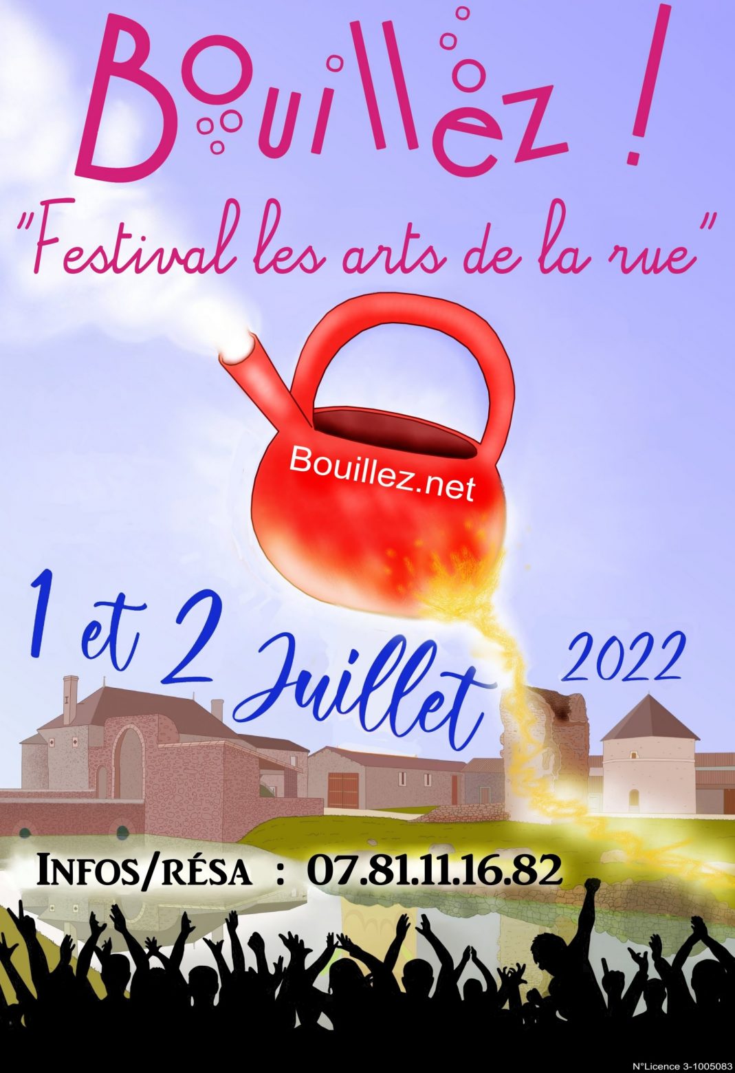 Affiche festival Bouillez ! 2022