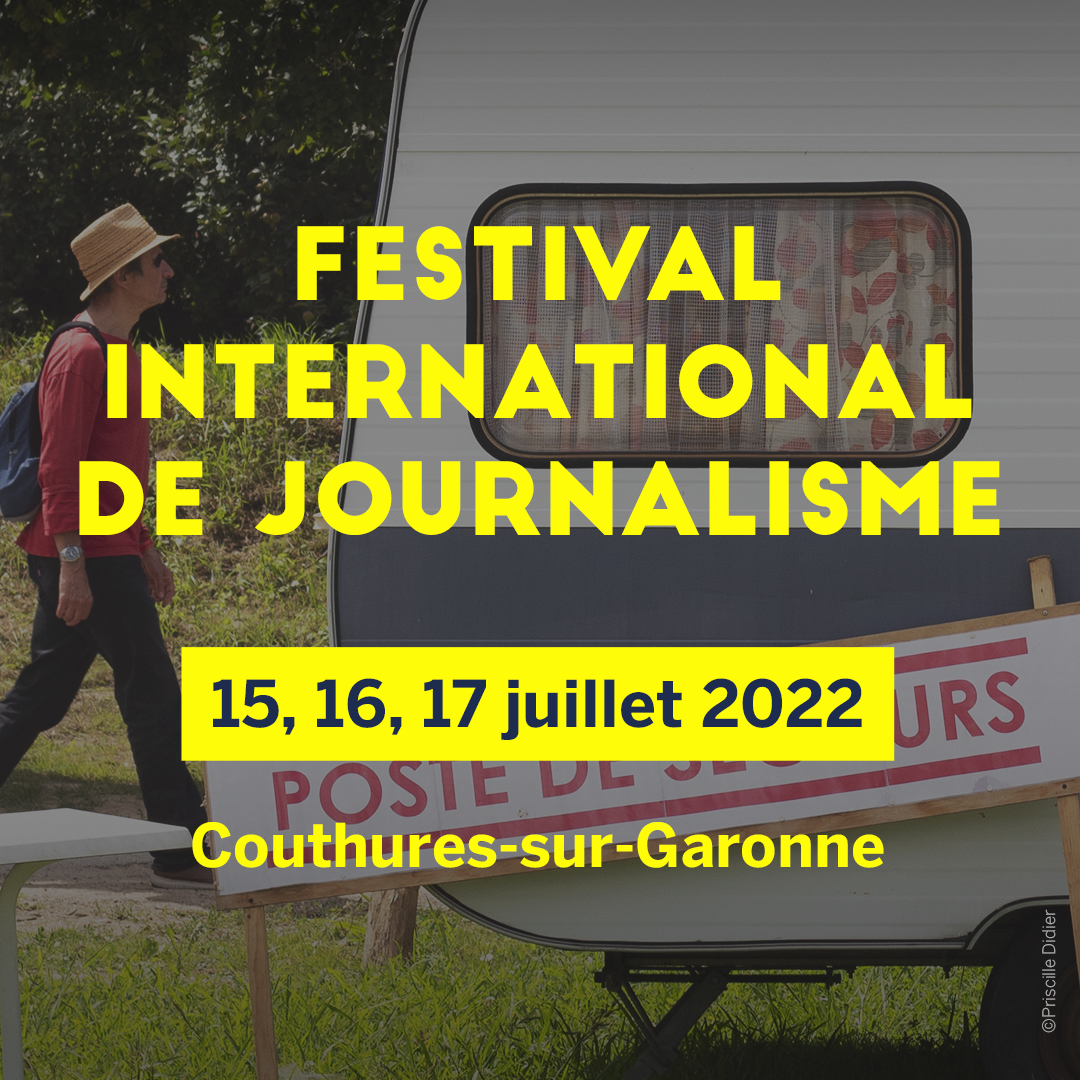 Affiche Festival international de journalisme 2022