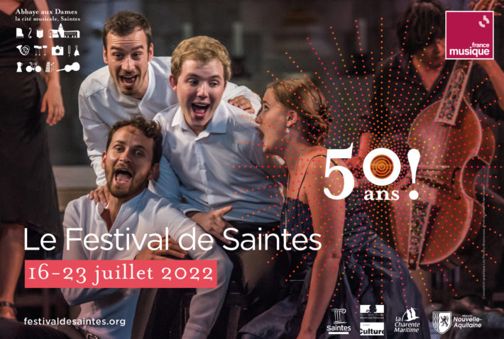 Affiche Festival de Saintes 2022