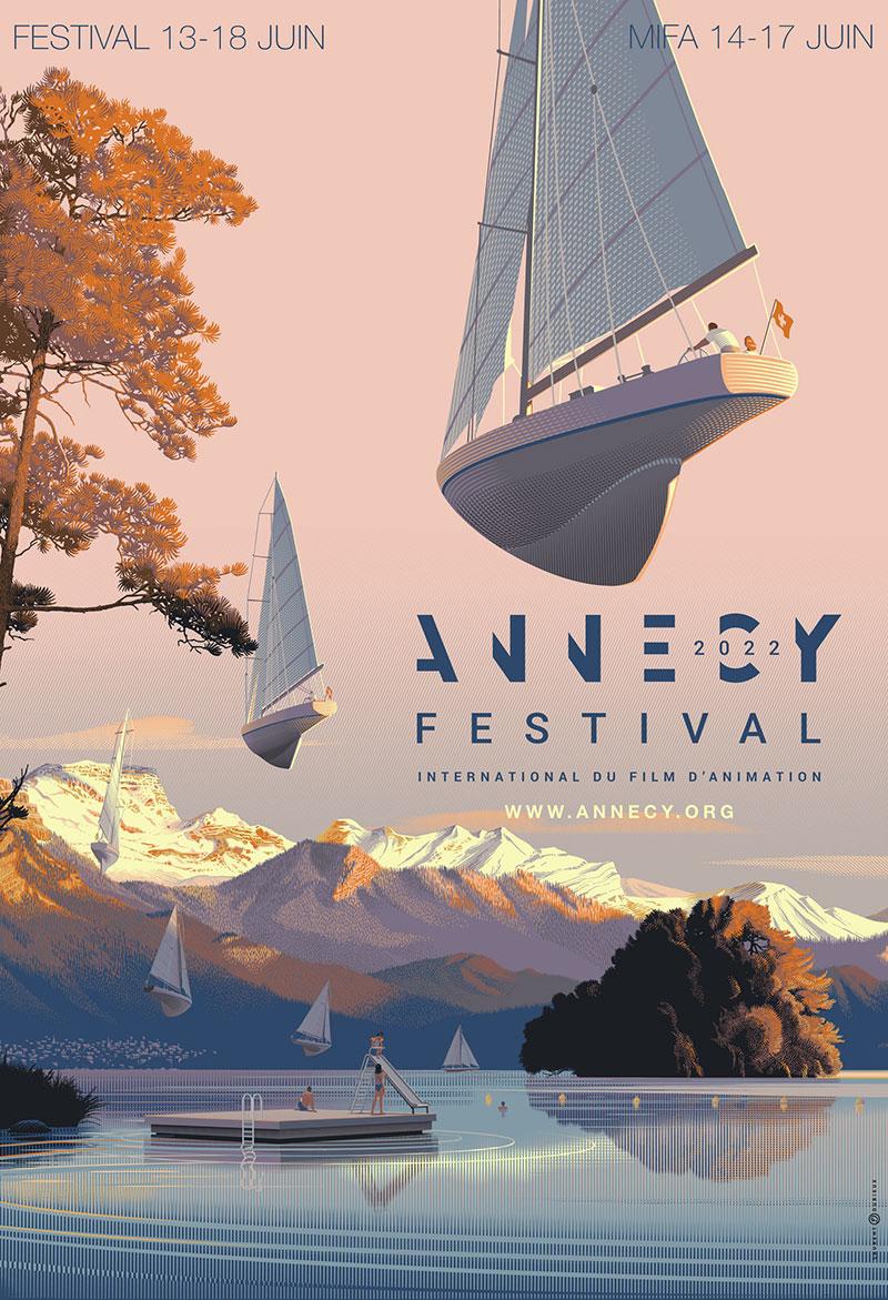 Affiche Festival d'Annecy 2022