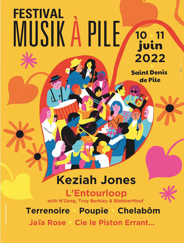 Affiche Festival Musik à Pile 2022