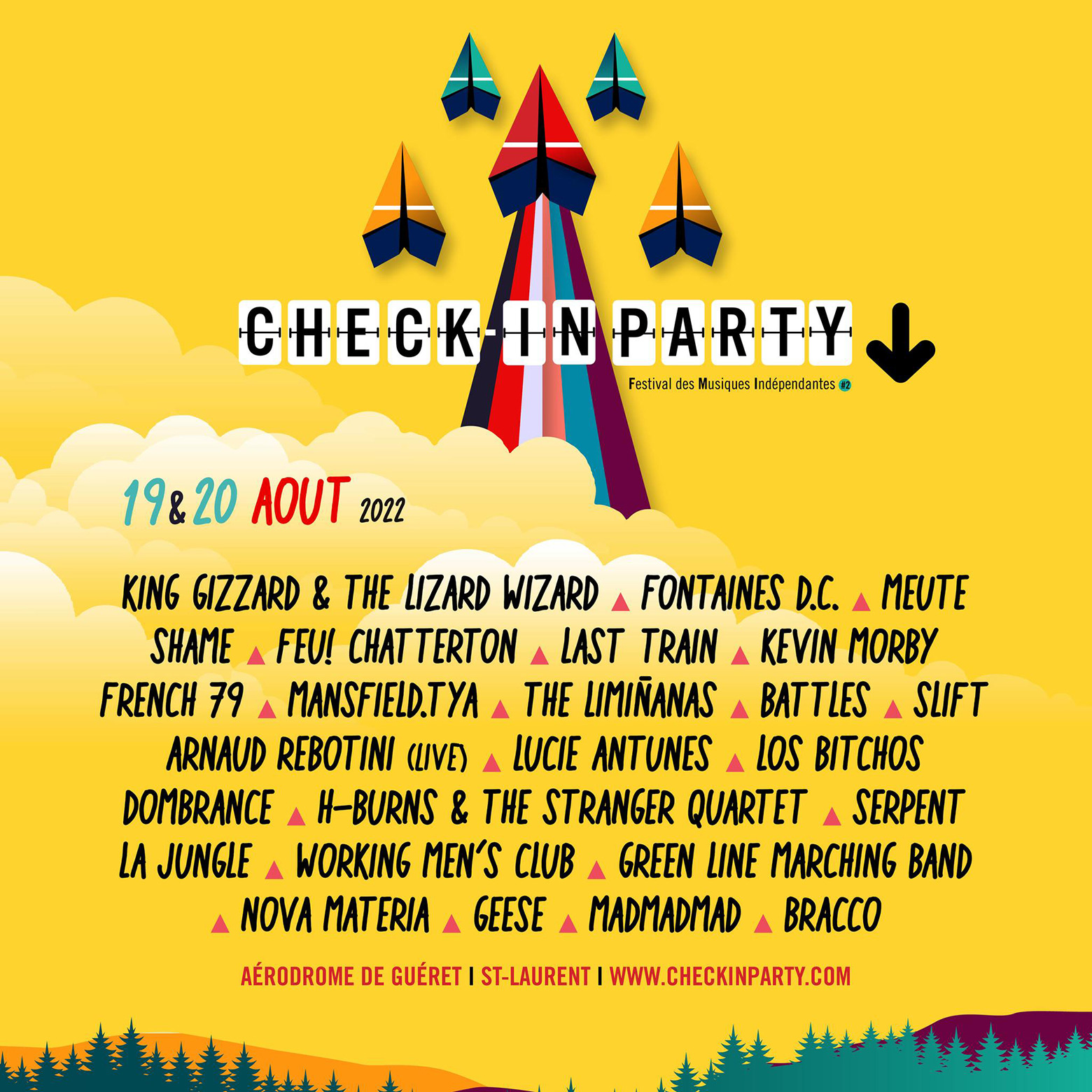 Affiche Check in Party 2022