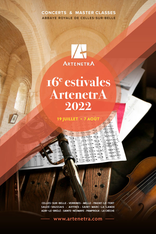 Affiche Estivales ArtenetrA 2022