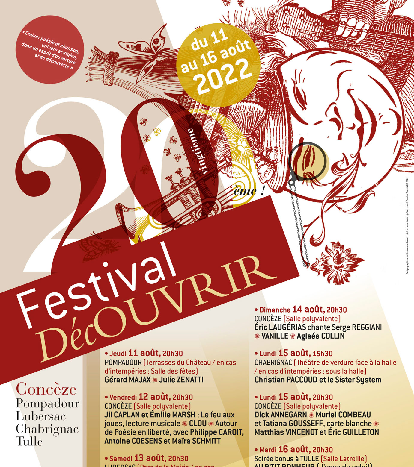 Affiche Festival DécOUVRIR 2022