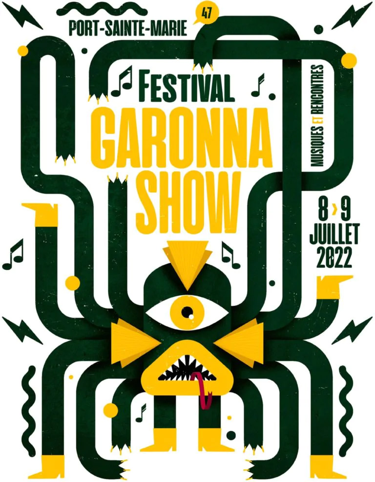 Affiche Festival Garonna Show 2022