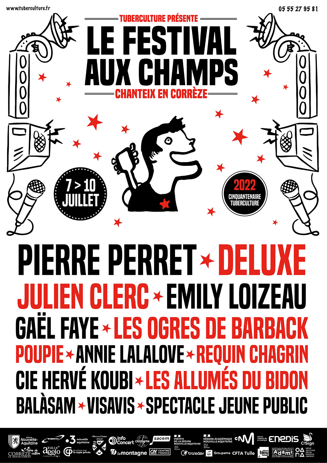 Affiche Festival aux Champs 2022