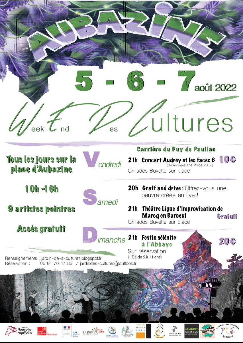 Affiche Week-end des Cultures 2022