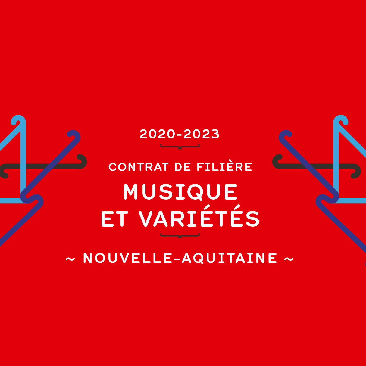 Visuel  Contrat de filière musique et variétés de Nouvelle-Aquitaine