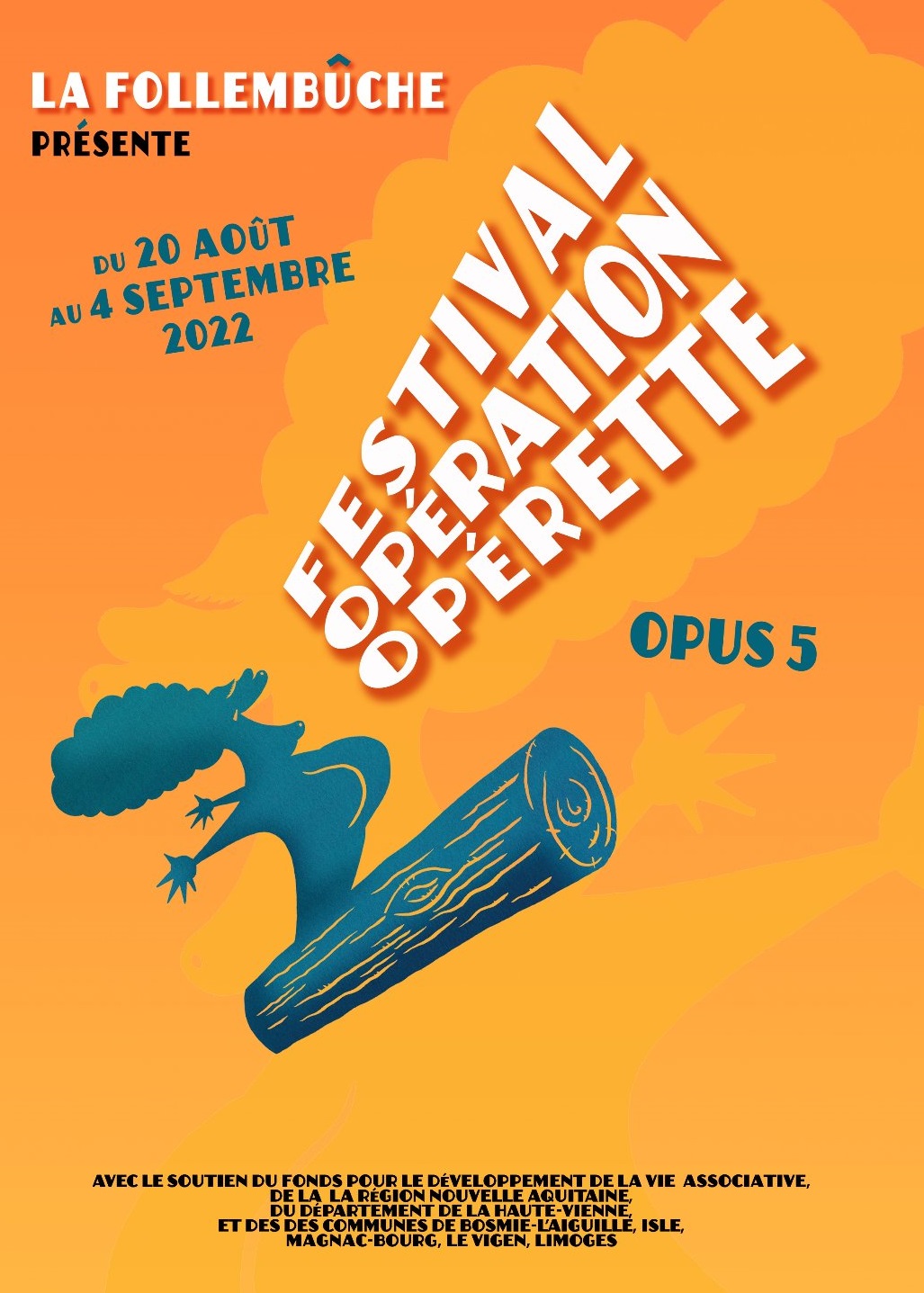 Affiche Festival Opération Opérette 2022