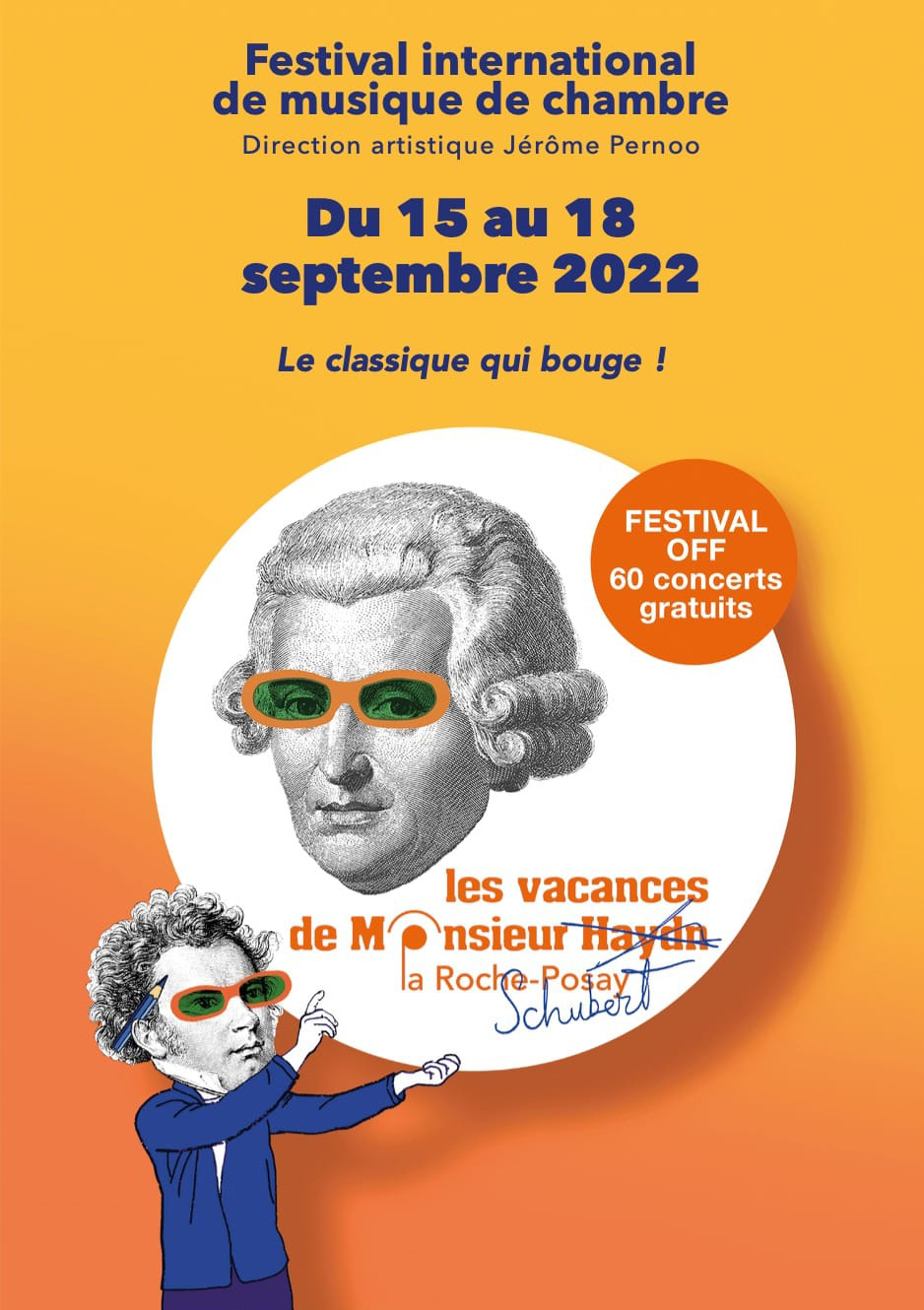 Affiche Les vacances de Monsieur Haydn 2022