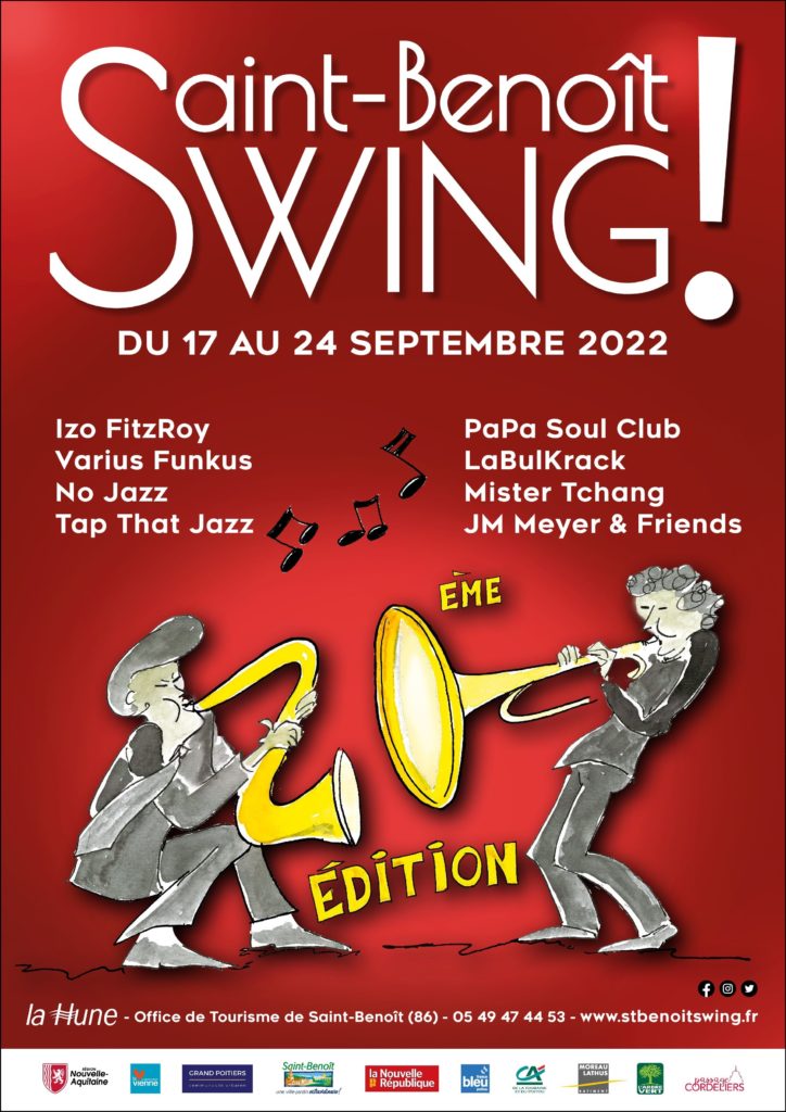Affiche Saint-Benoit Swing 2022