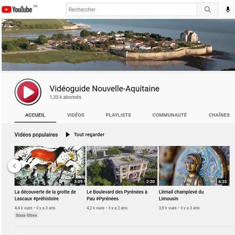 La collection documentaire Vidéoguide Nouvelle-Aquitaine