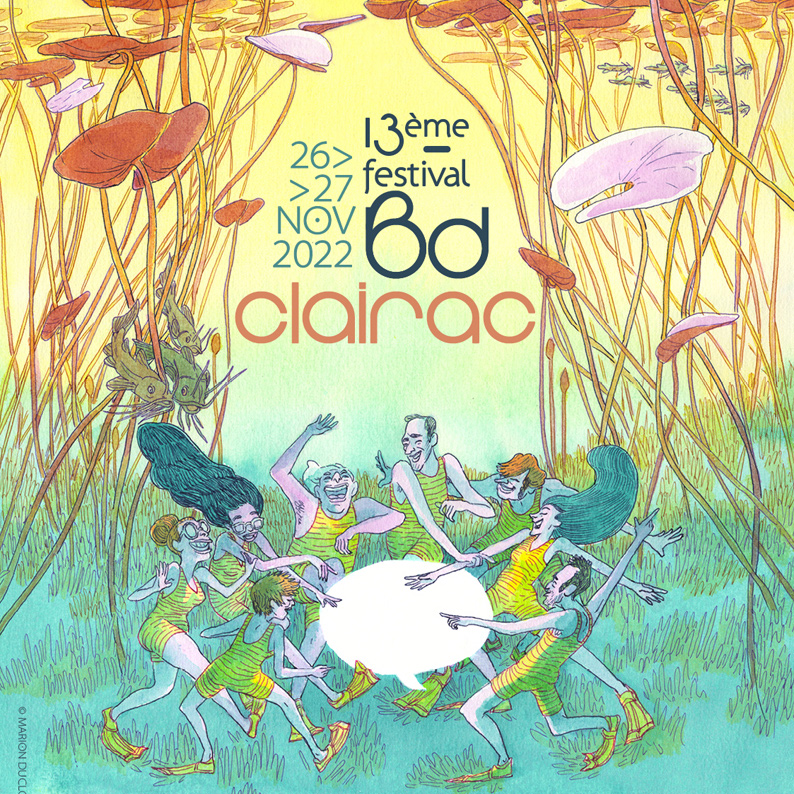 Affiche Festival BD Clairac 2022