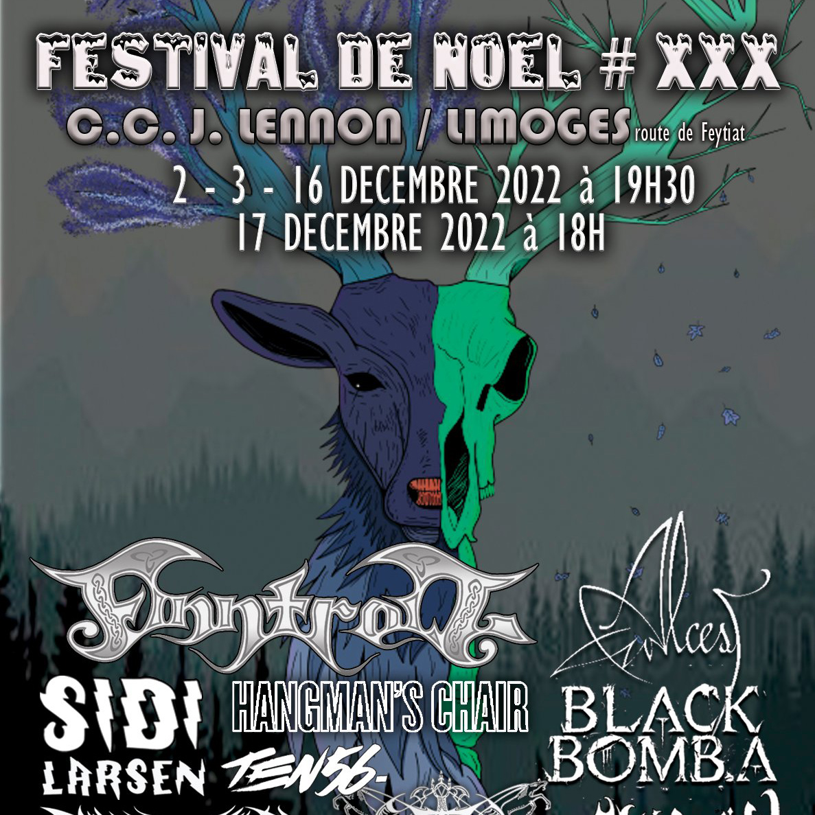 Affiche Festival de Noël 2022