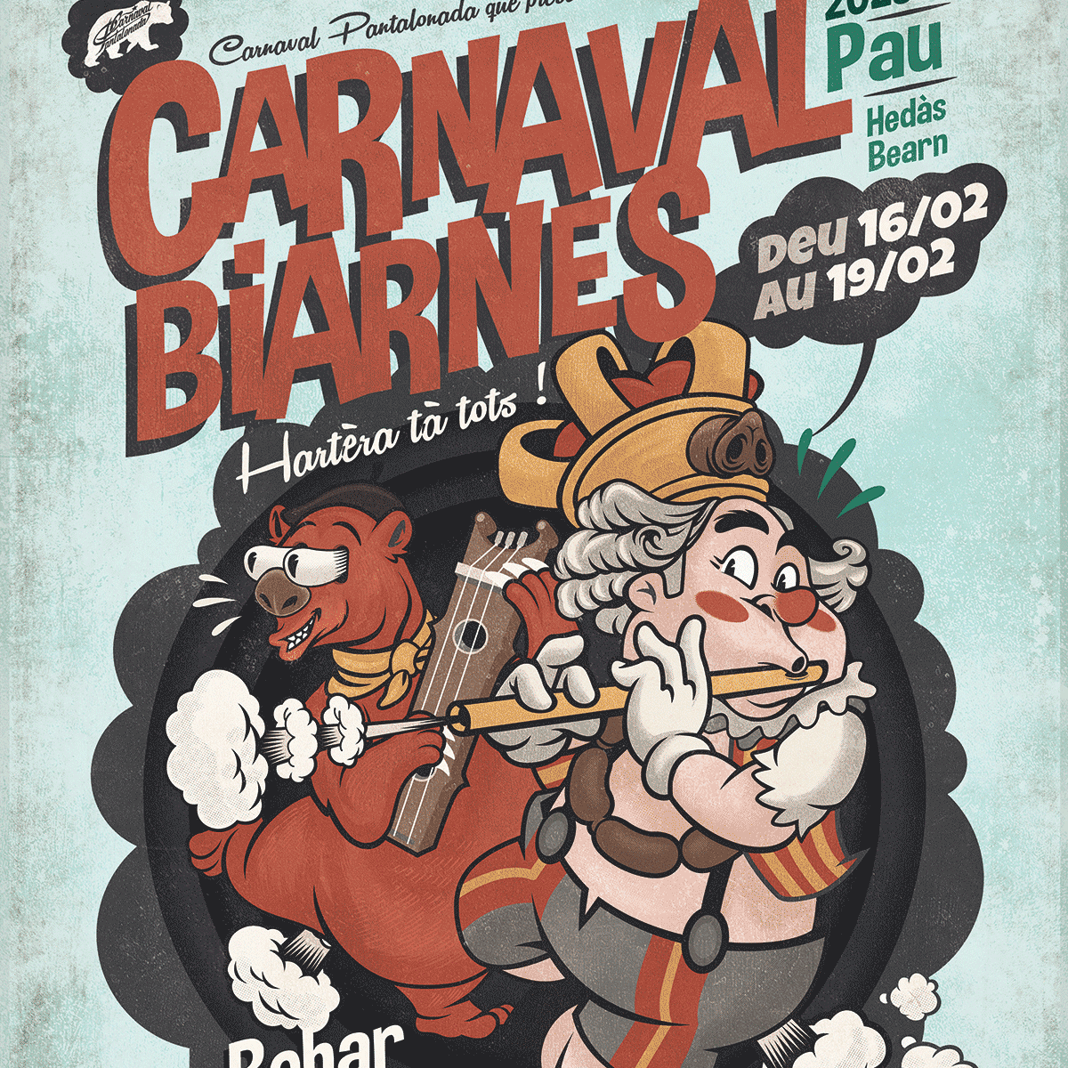 Affiche Carnaval Biarnés 2023