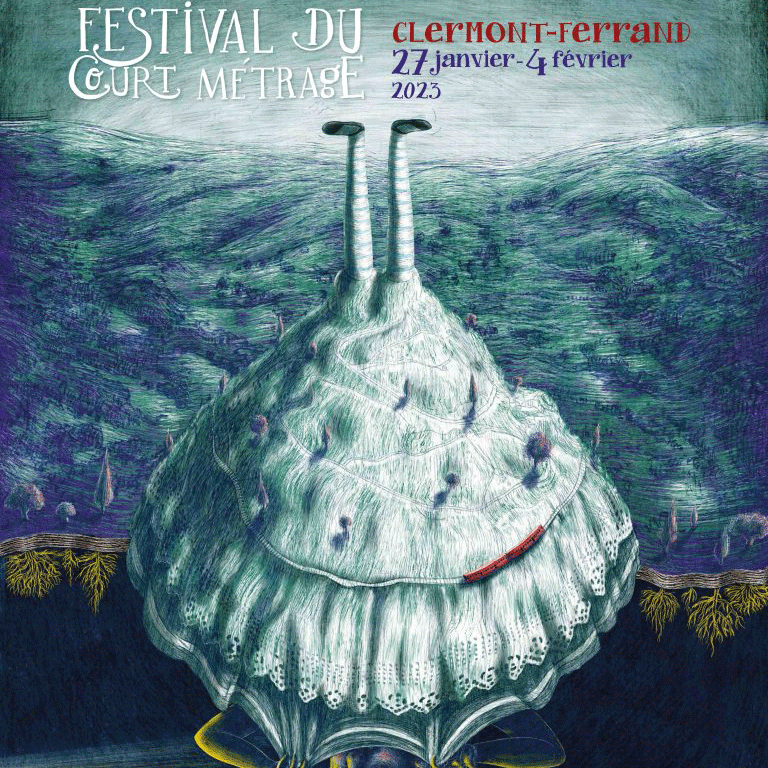 Affiche Festival du court métrage de Clermont-Ferrand 2023