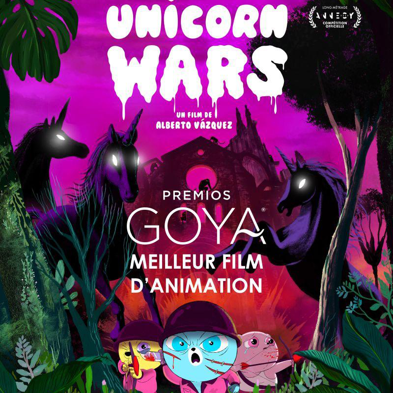 Affiche Unicorn Wars primé aux Goyas