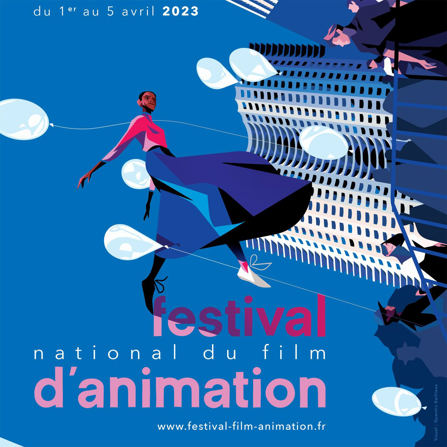 Affiche Sélections au Festival national du film d'animation de Rennes 2023
