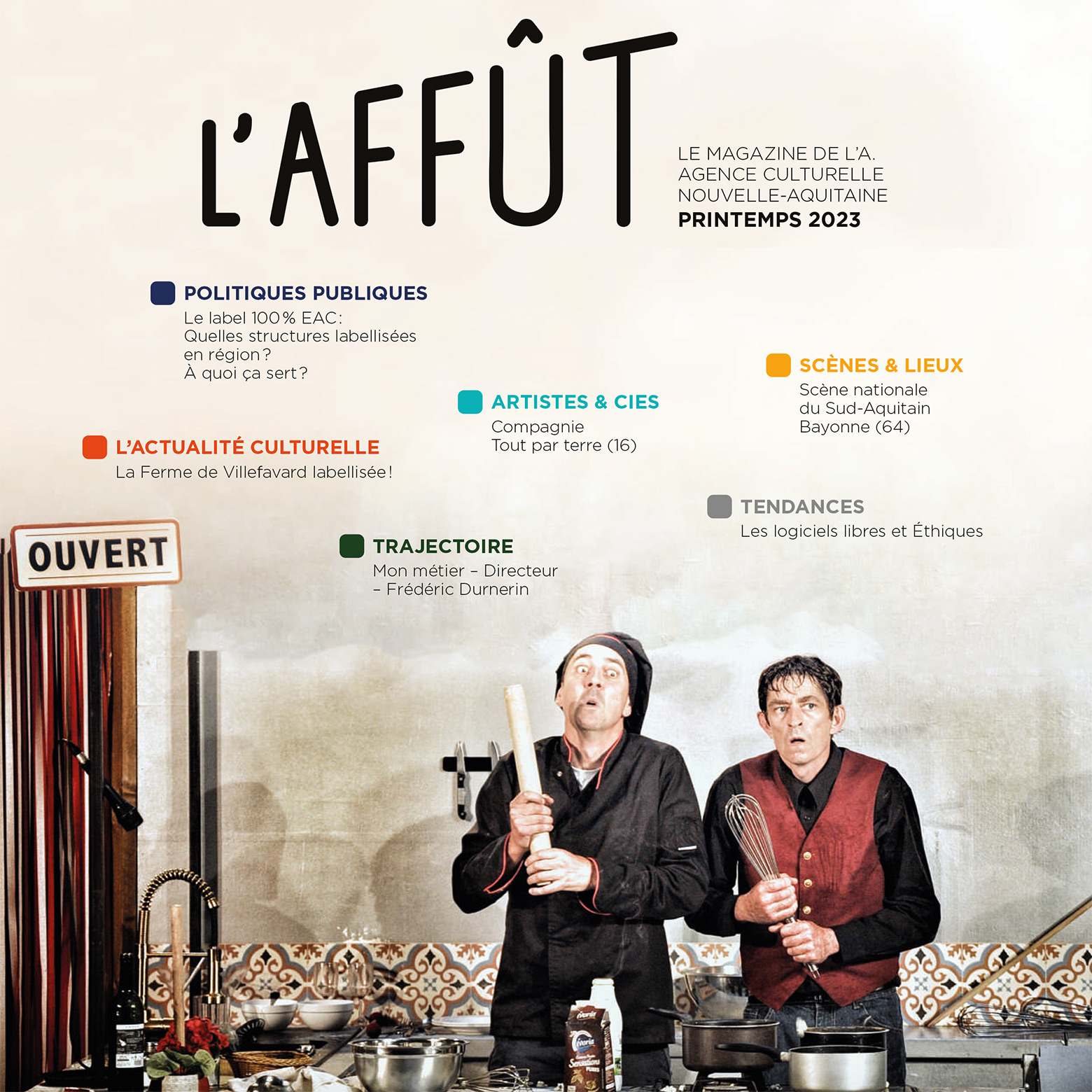 Couverture L'Affût Printemps 2023