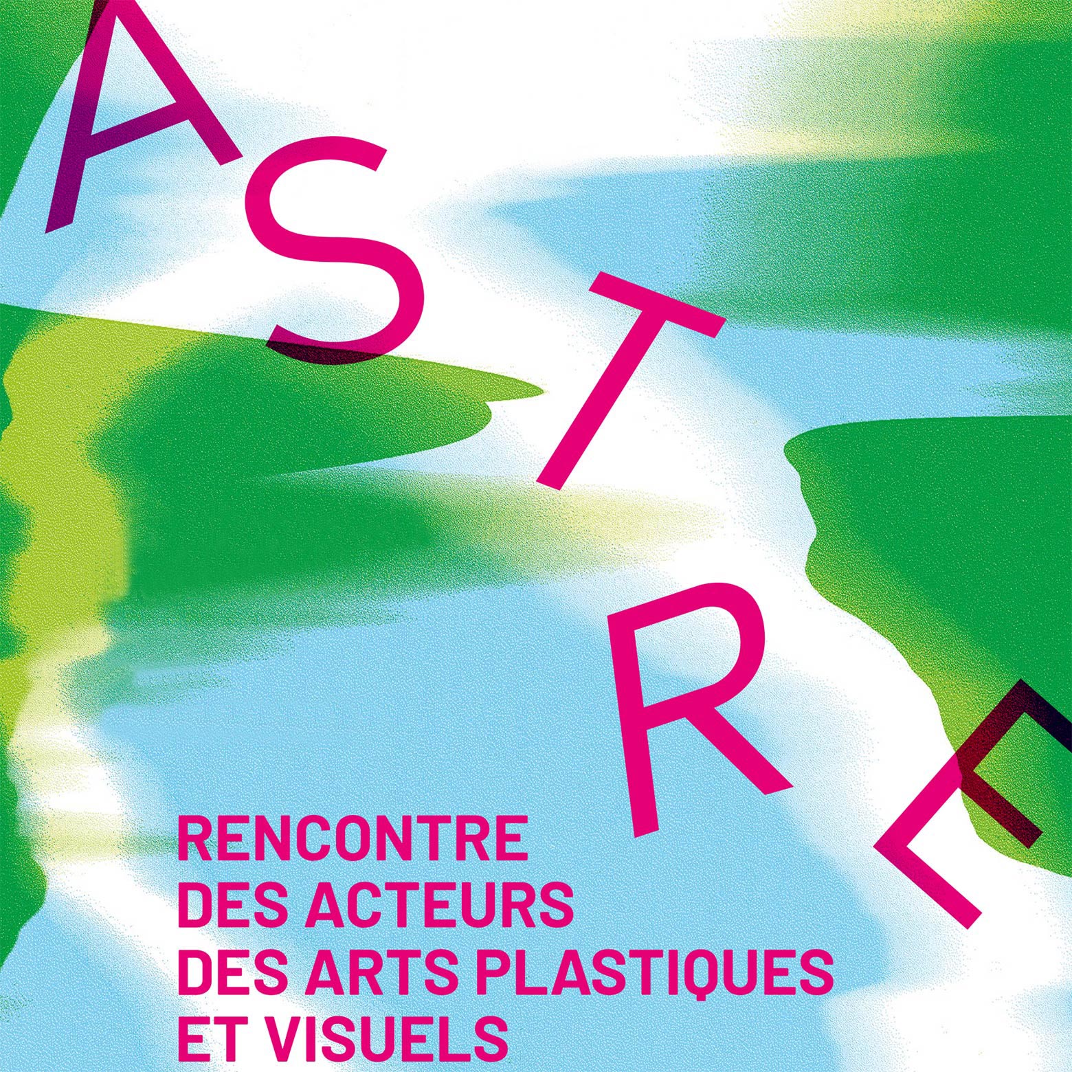 Affiche Rencontre des acteurs des arts plastiques et visuels 2022 sans date