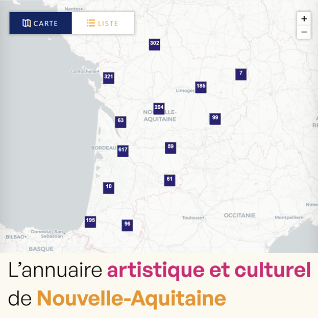 Nouvel annuaire artistique et culturel de Nouvelle-Aquitaine