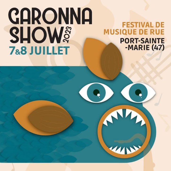 Affiche Festival Garonna Show 2023