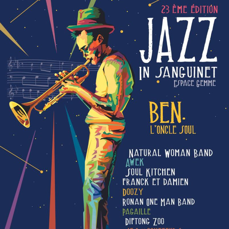 Affiche Jazz in Sanguinet 2023