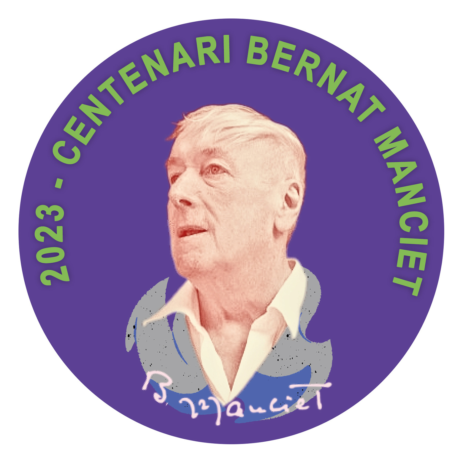 Logo Centenaire Bernard Manciet