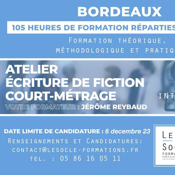 L’écriture de fiction de court métrage