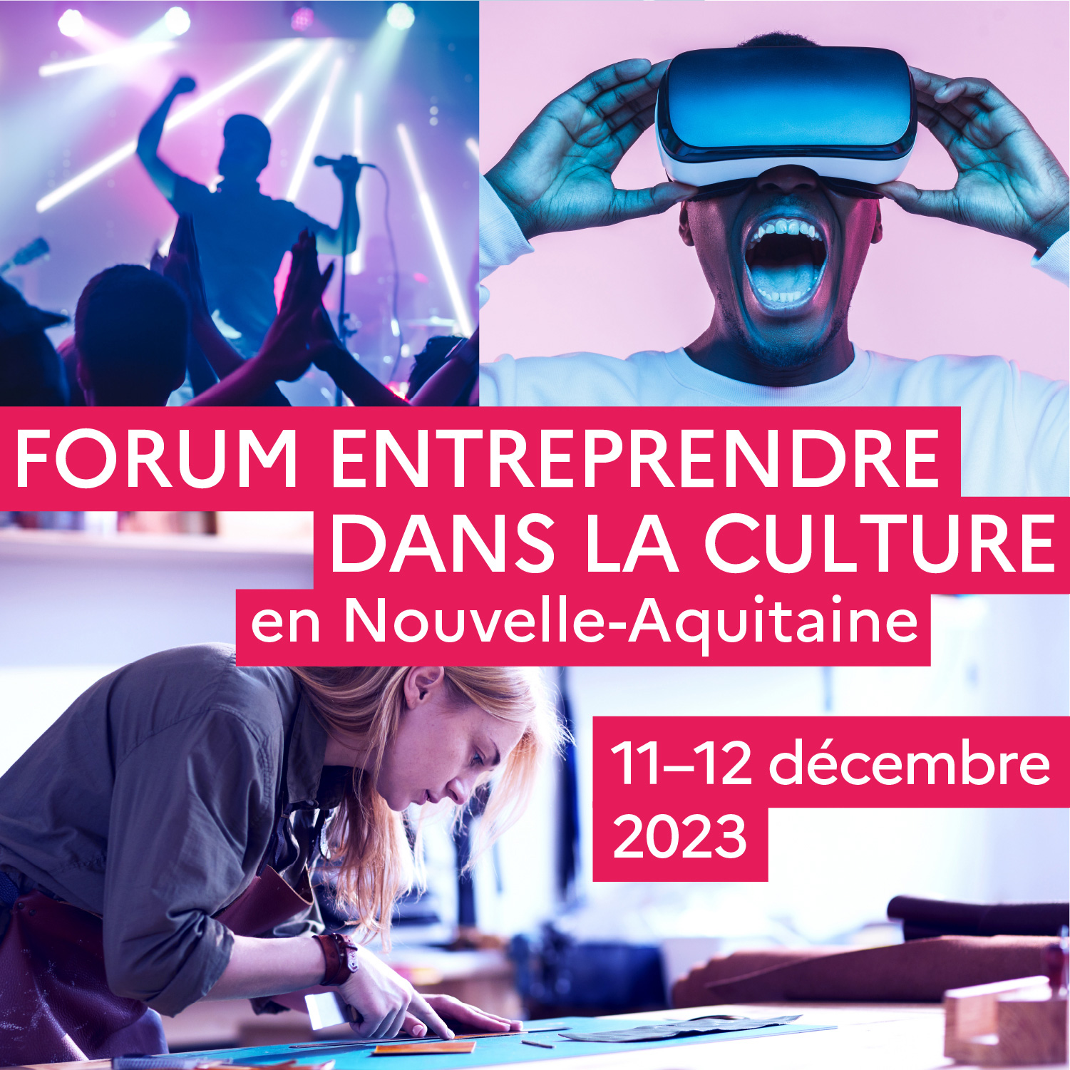 Forum Entreprendre dans la Culture en Nouvelle-Aquitaine 2023