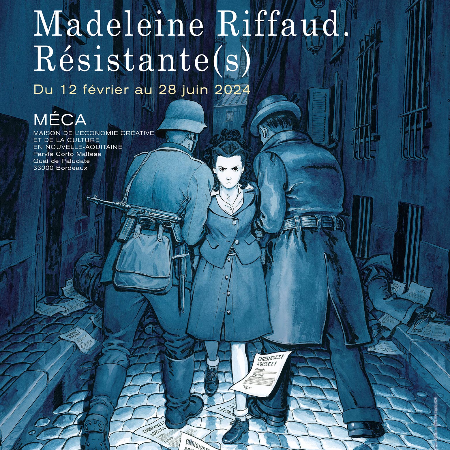 Affiche Madeleine Riffaud. Résistante(s)