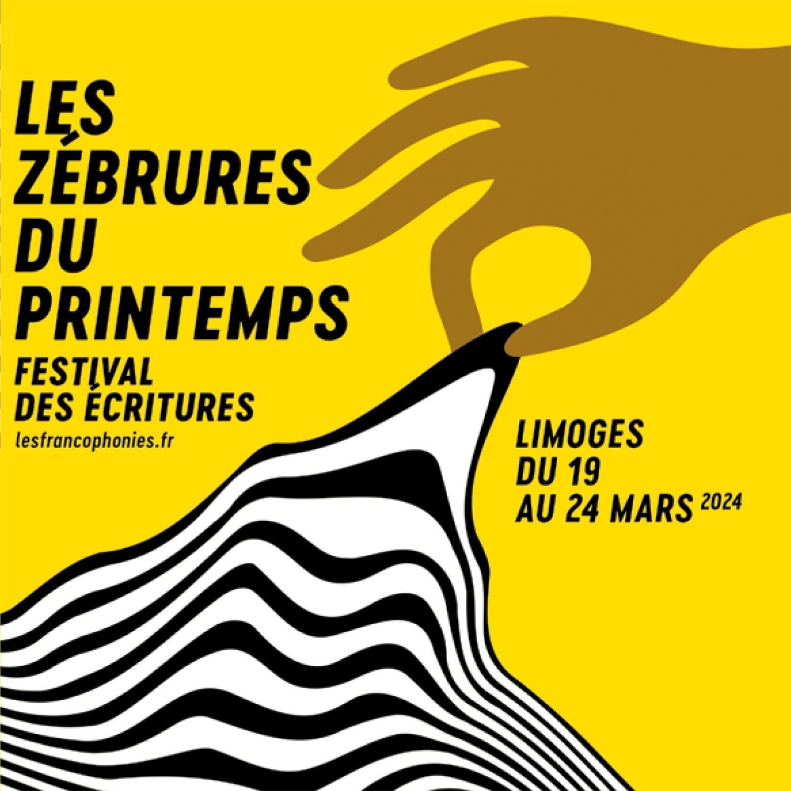 Affiche Les Zébrures du printemps 2024