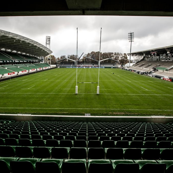 Stade du Hameau / Stade depuis la tribune nord. © Région Nouvelle-Aquitaine, Inventaire général du patrimoine culturel - , © Ville de Pau - Photographe : L'Atelier d'Hervé