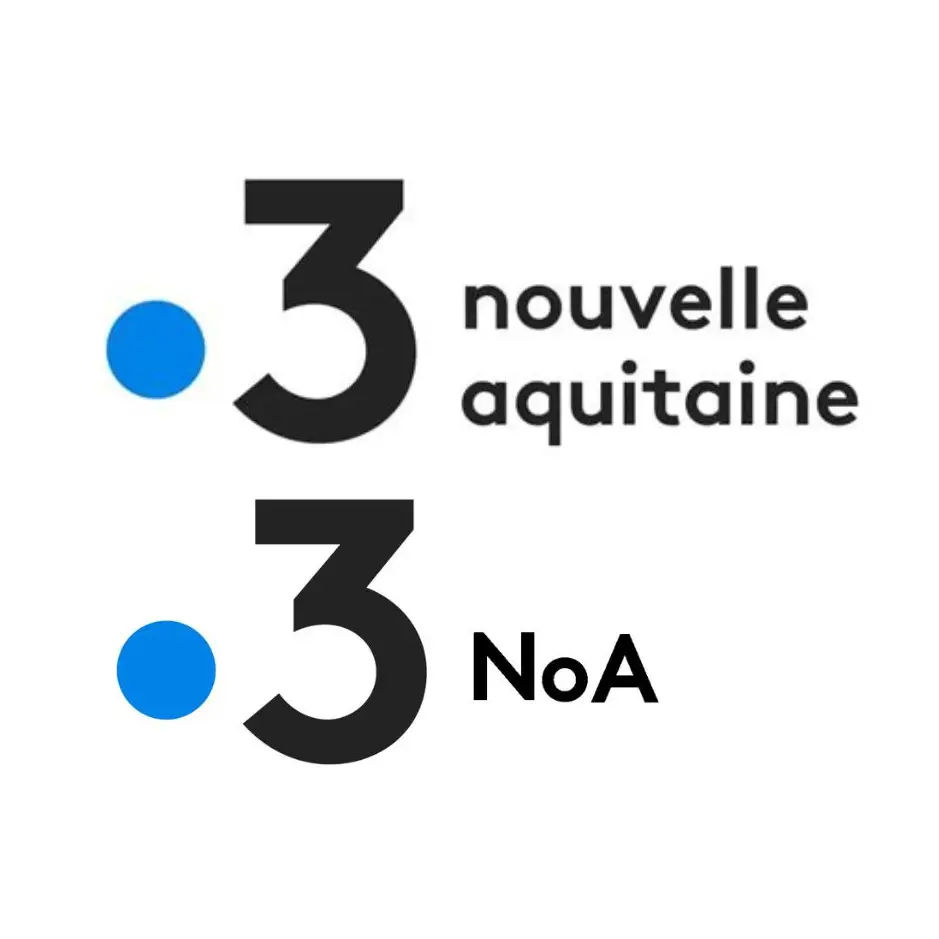 Logos France 3 Nouvelle-Aquitaine et NoA