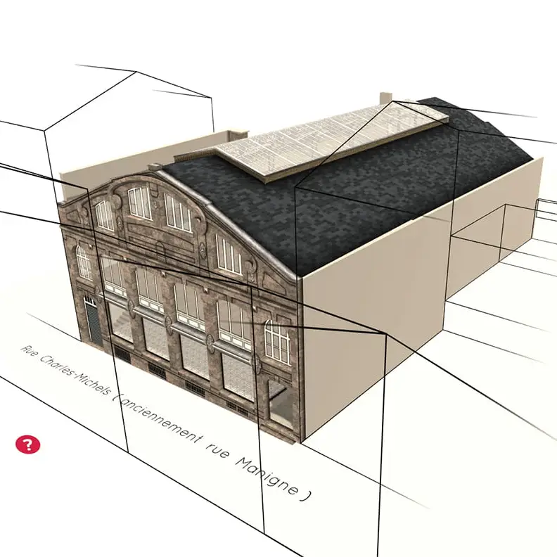Maquette 3D interactive | FRAC-Artothèque de Nouvelle-Aquitaine à Limoges